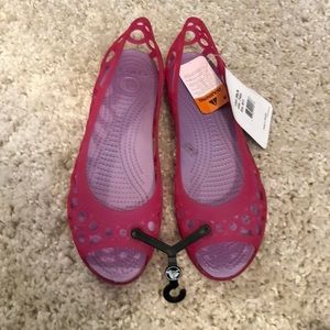 Brand new! Women’s Crocs Adrina flats in pink
